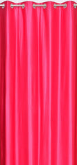 Homecrown Solid Plain Crush Curtains for Windows/Doors – Set of 2, Pink