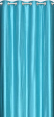 Homecrown Solid Plain Crush Curtains for Windows/Doors – Set of 2, Aqua