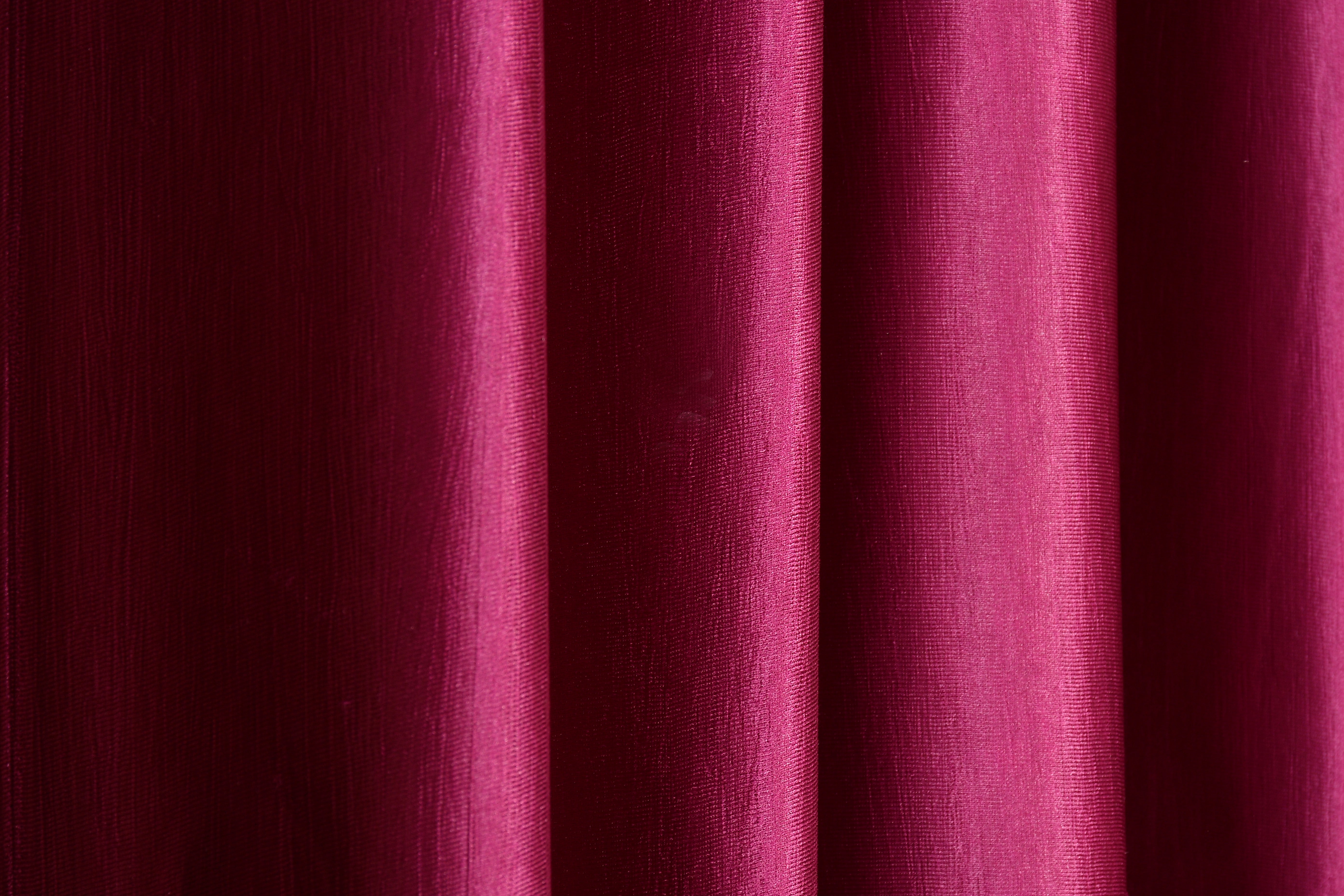 Homecrown Solid Plain Crush Curtains for Windows/Doors – Set of 2, Wine