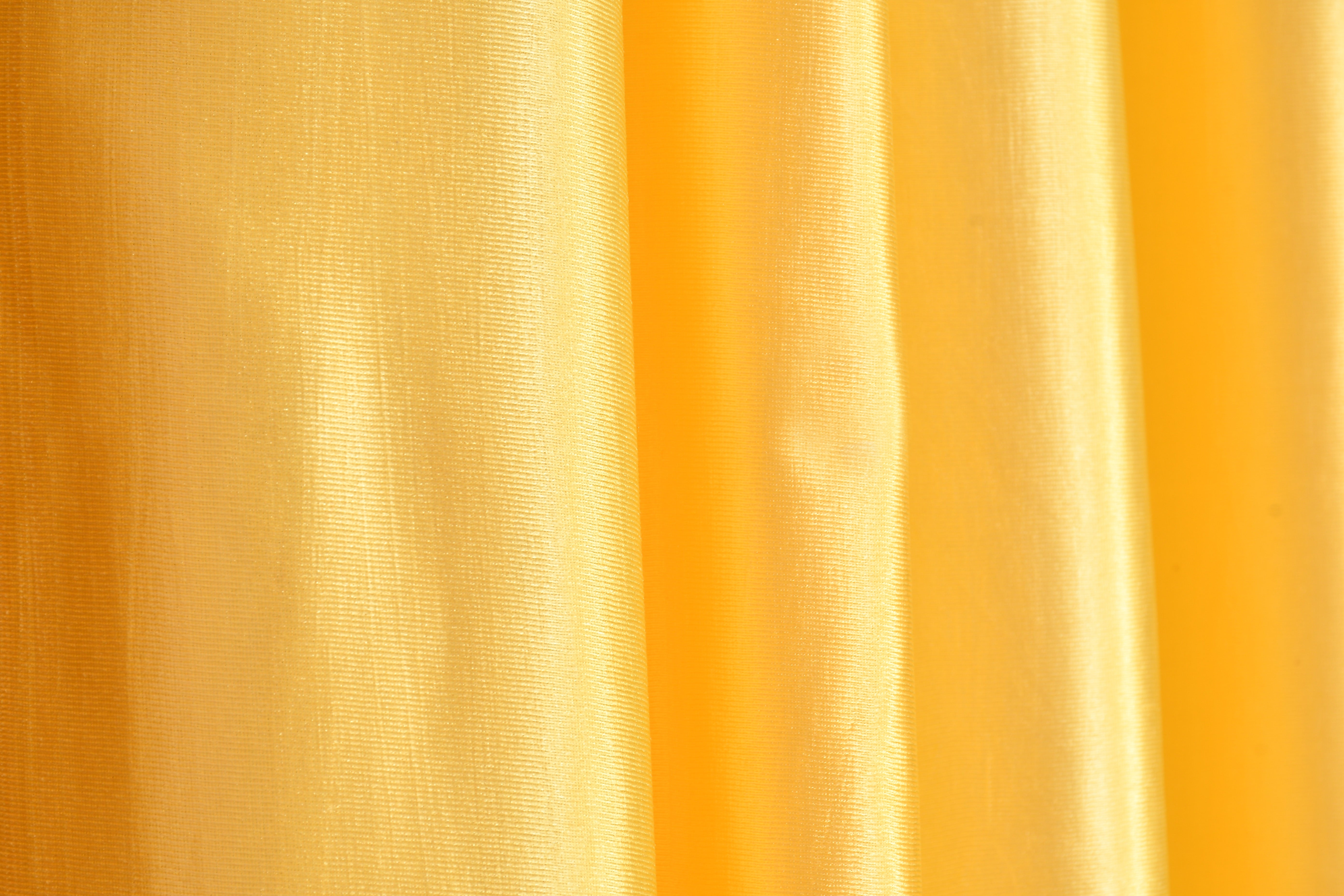 Homecrown Solid Plain Crush Curtains for Windows/Doors – Set of 2, Yellow