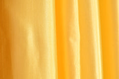 Homecrown Solid Plain Crush Curtains for Windows/Doors – Set of 2, Yellow