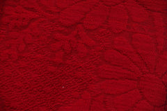 Homecrown Embossed Cotton 3 Seater Sofa Cover- Red