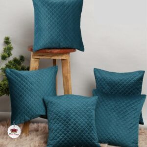 homecrown velvet cushion covers teal