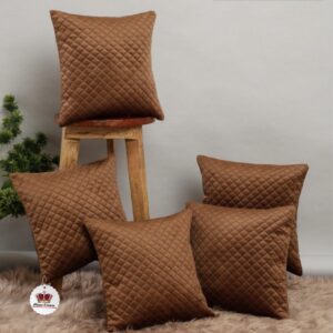 homecrown brown velvet cushion covers